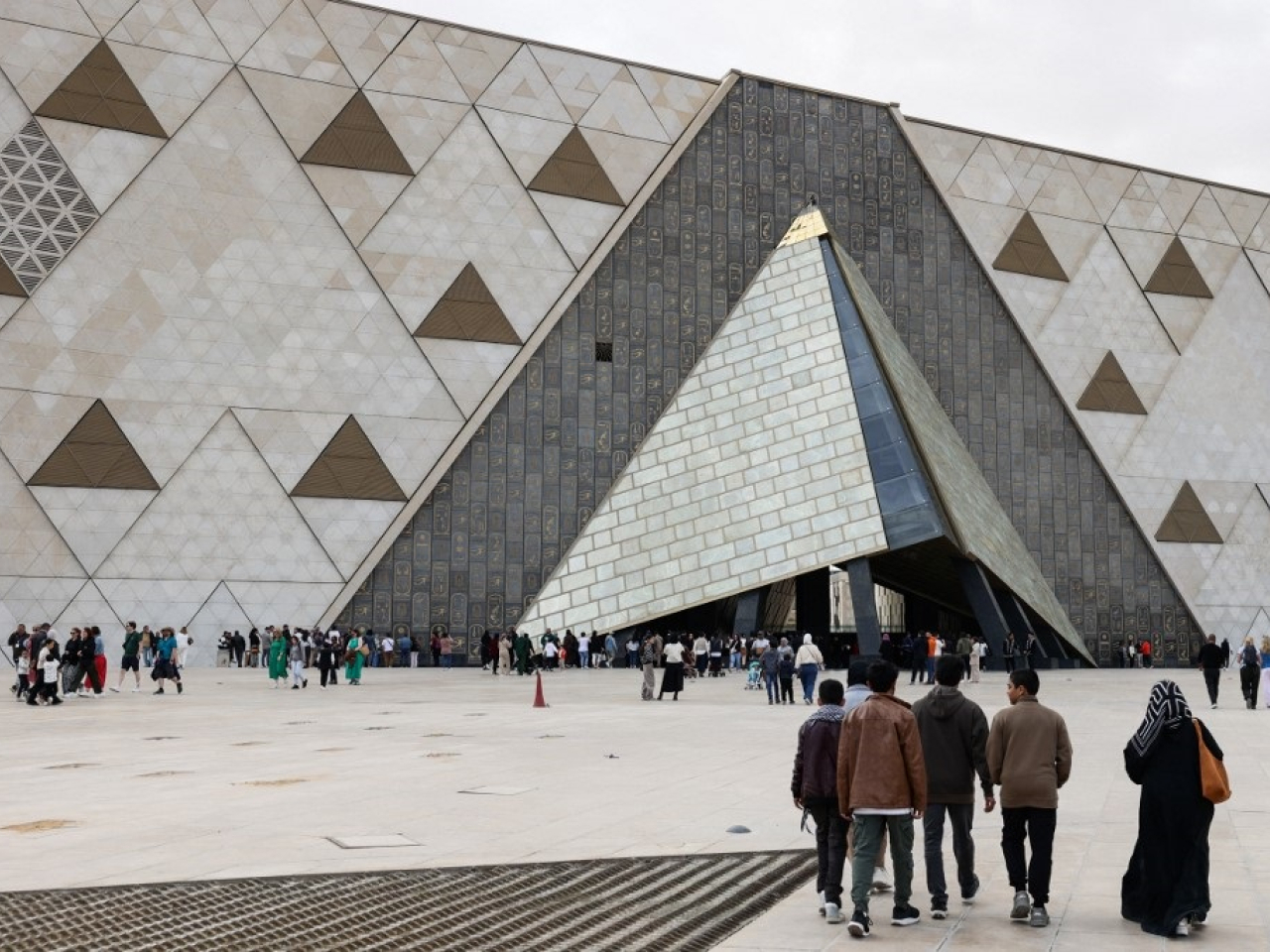大埃及博物館籌備經年成埃及文旅新焦點。（法新社資料圖片）
