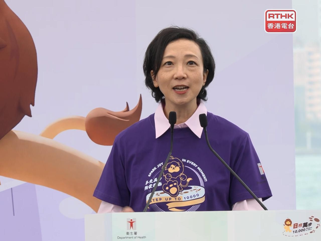 范婉雯表示，醫務衞生局早前已推出基層醫療健康藍圖，基層醫療署亦已在十八區建立地區康健中心。（游樹榮攝）