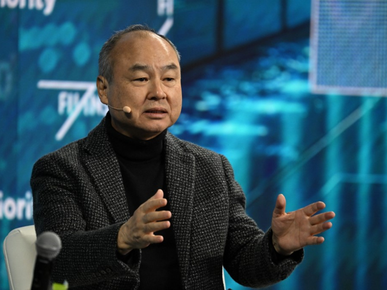 SoftBank CEO Masayoshi Son says the goal behind building the US$33 billion power plant is to develop 'the smartest intelligence in the world'. File photo: AFP