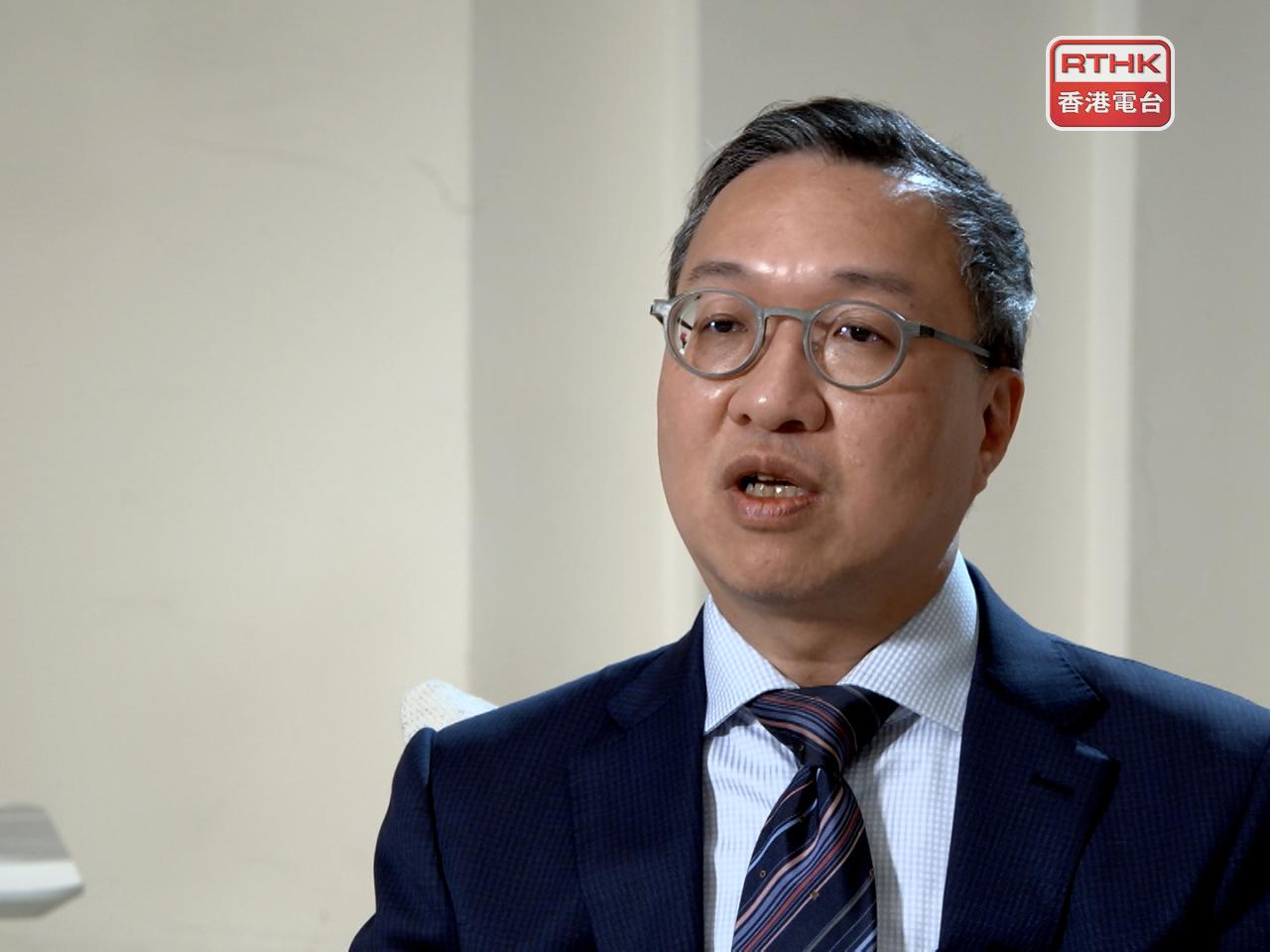 林定國明日率領約40人代表團，啓程訪問上海、杭州和南京。（港台圖片）