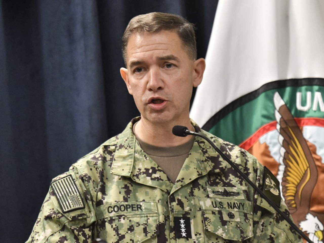 庫珀指美軍摧毀了伊方用於監視船舶航行的情報站及導彈雷達中繼站。（法新社資料圖片）