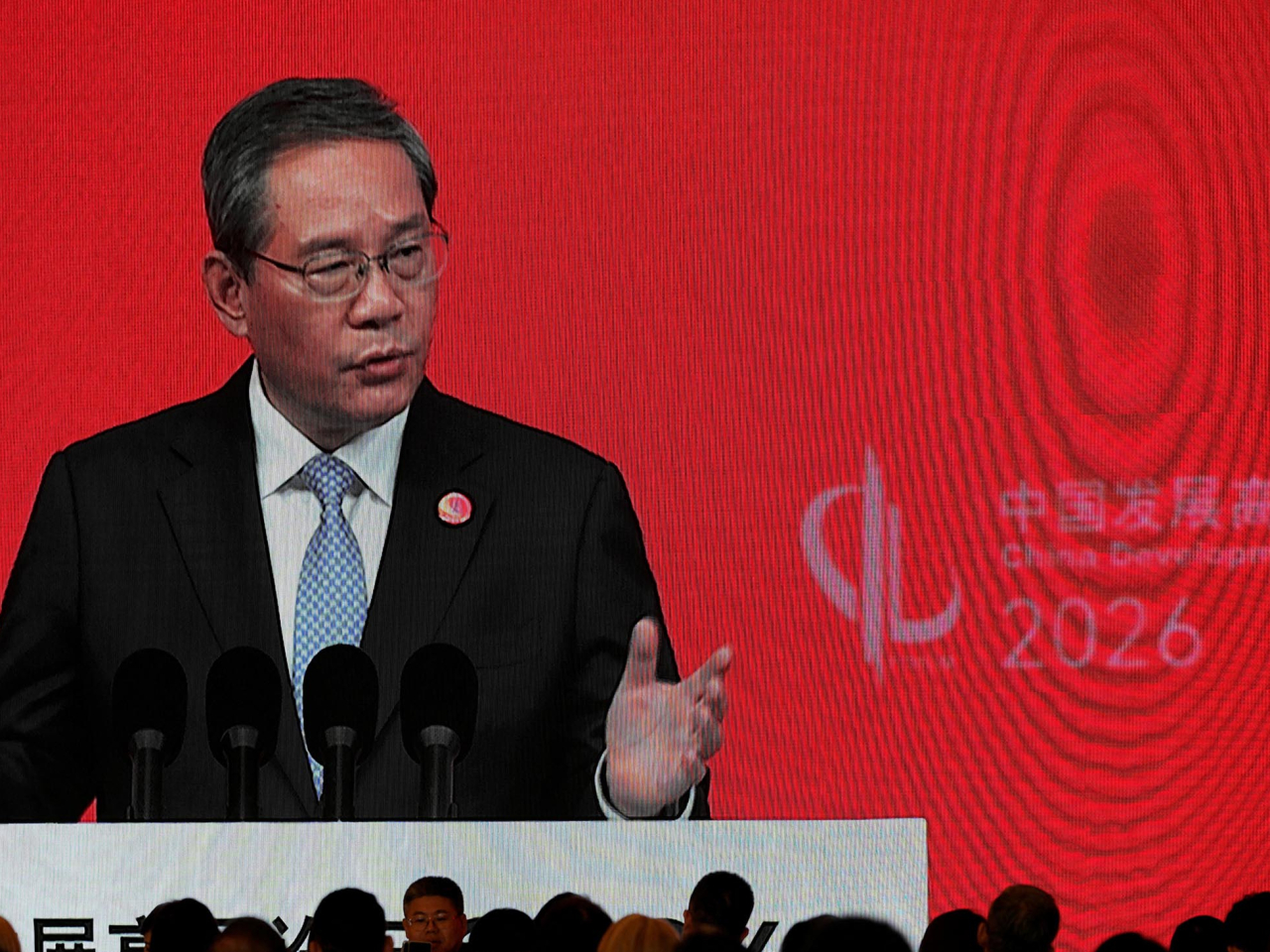 李強指「十五五」規劃綱要不僅是中國發展「新藍圖」，也是世界發展「新機遇」。（路透社）