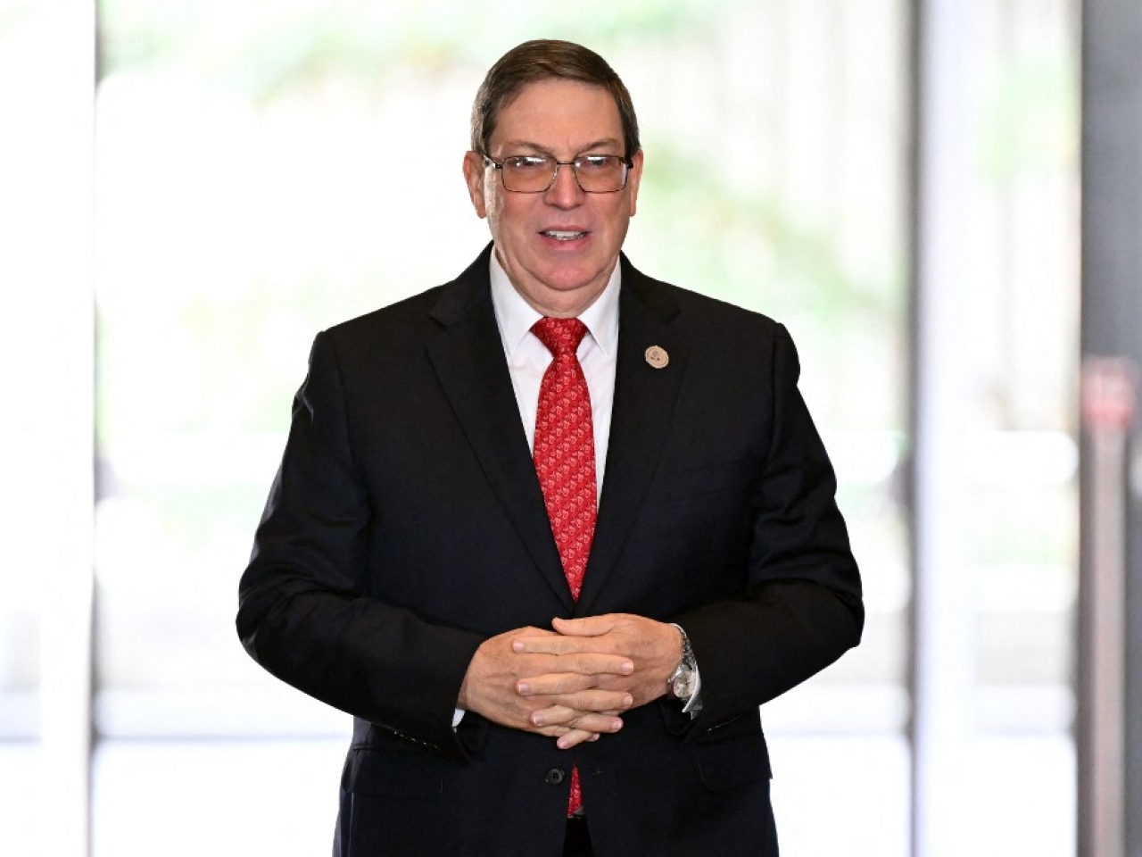 羅德里格斯強調，古巴將堅定捍衛國家主權，反對美國近期針對古巴能源供應的限制措施。（法新社）