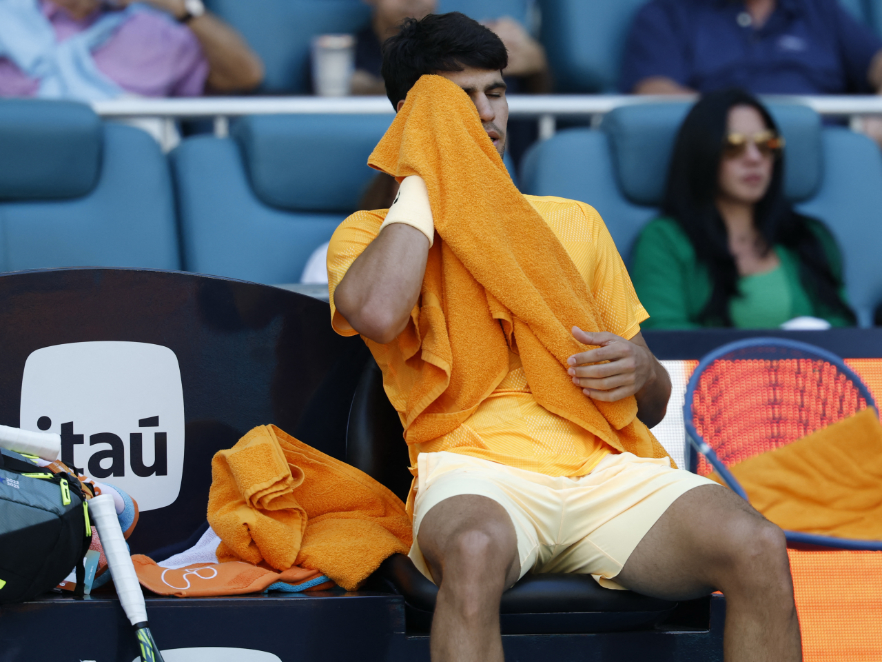 The result marked a second consecutive early exit for Alcaraz at the ATP Masters 1000 event. Photo: Reuters