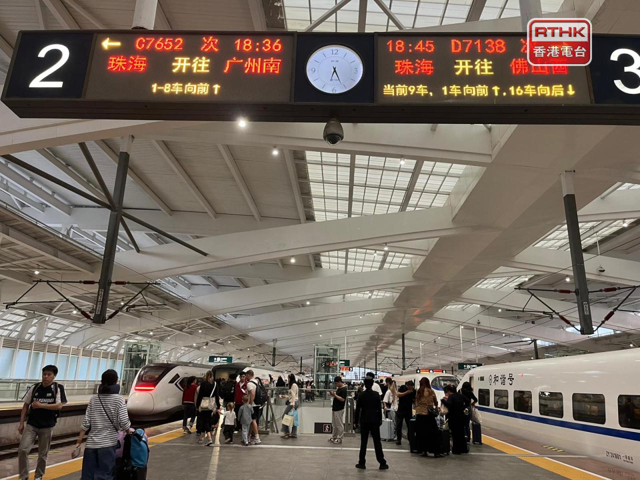 何敬麟認為，澳門與珠海已有城軌建設，要延伸廣珠澳高鐵至橫琴應該會很快看到成績。(鄭月明攝)