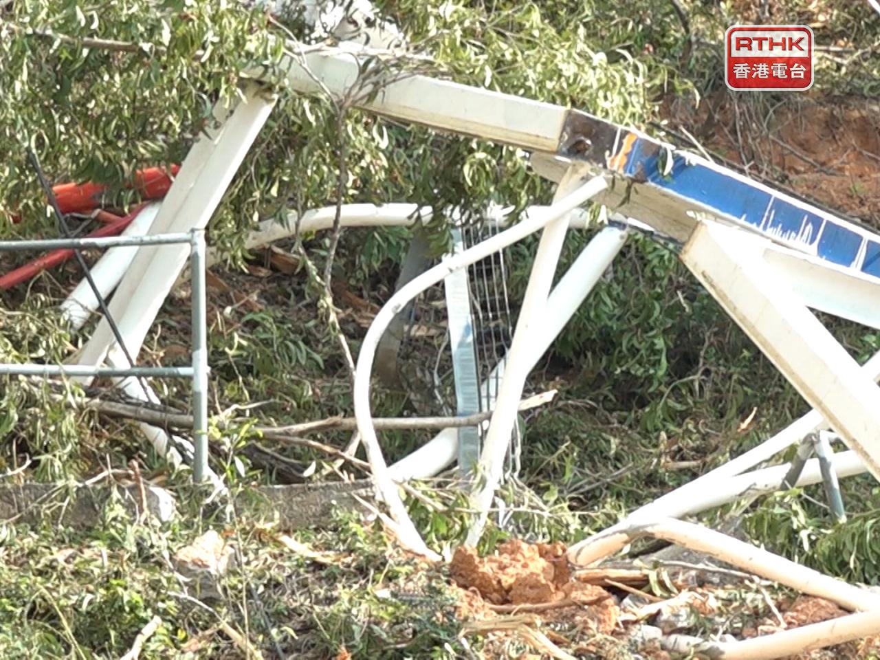 房署表示，目標明日中午前完成工程。（港台圖片）