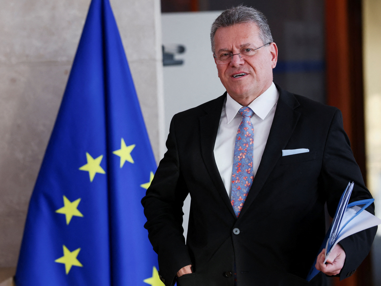 謝夫喬維奇說，當前重點是將自由貿易協定轉化為具體成果，為歐盟出口商提供平台，把握貿易、增長和就業機遇。（路透社資料圖片）