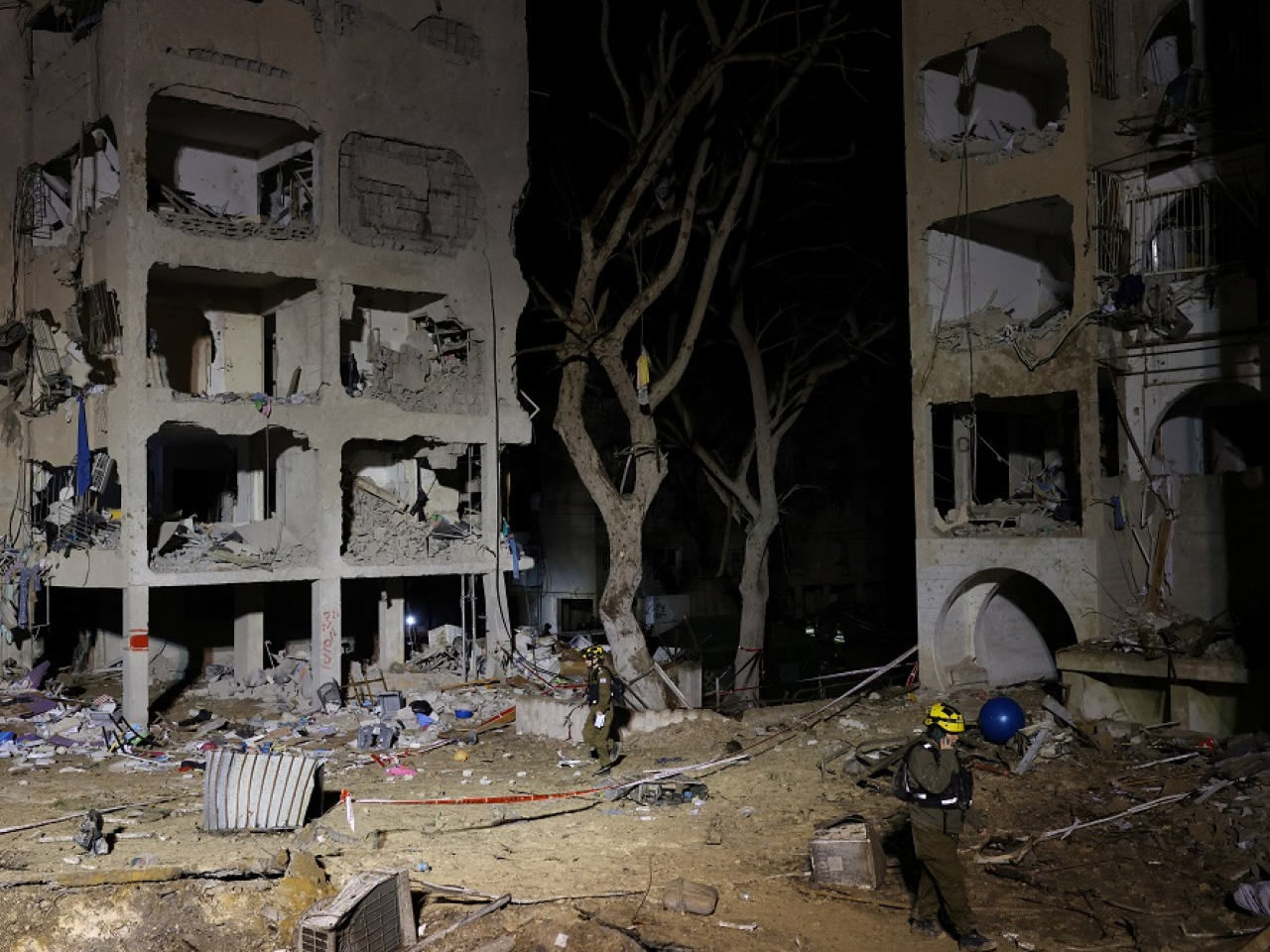 Iranian ballistic missiles on Saturday damaged residential areas of Arad, a town near Israel's key nuclear site. File photo: Reuters