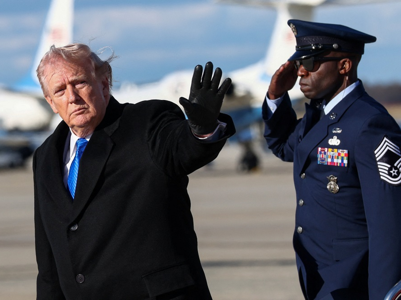 US President Donald Trump claims that talks with Iran have been going very well, while Iran denies any such negotiations are taking place. Photo: Reuters