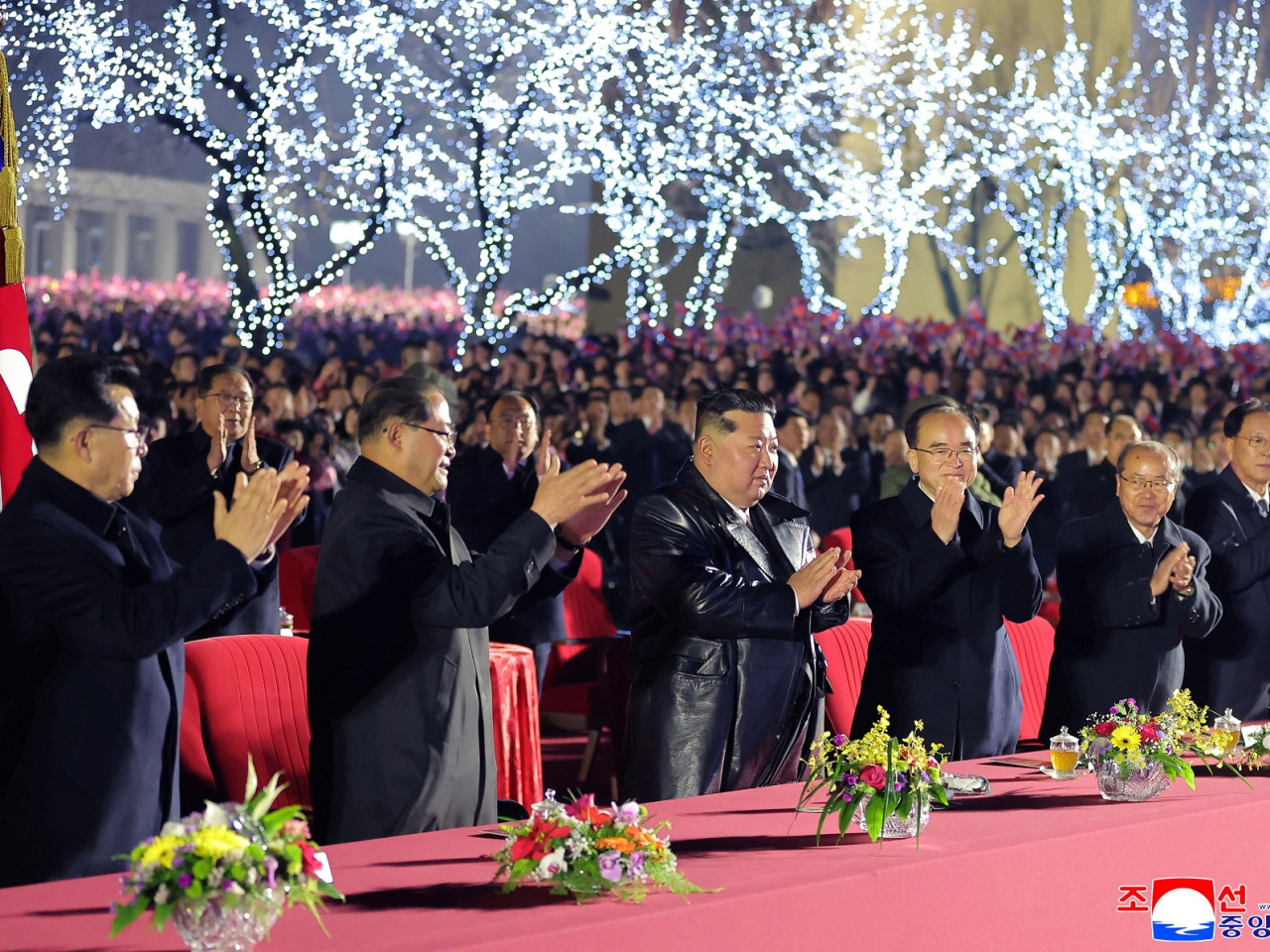DPRK leader Kim Jong Un said expanding his country's nuclear deterrent was essential to national security, while he branded South Korea as 'the most hostile state'. Photo: KCNA via Reuters