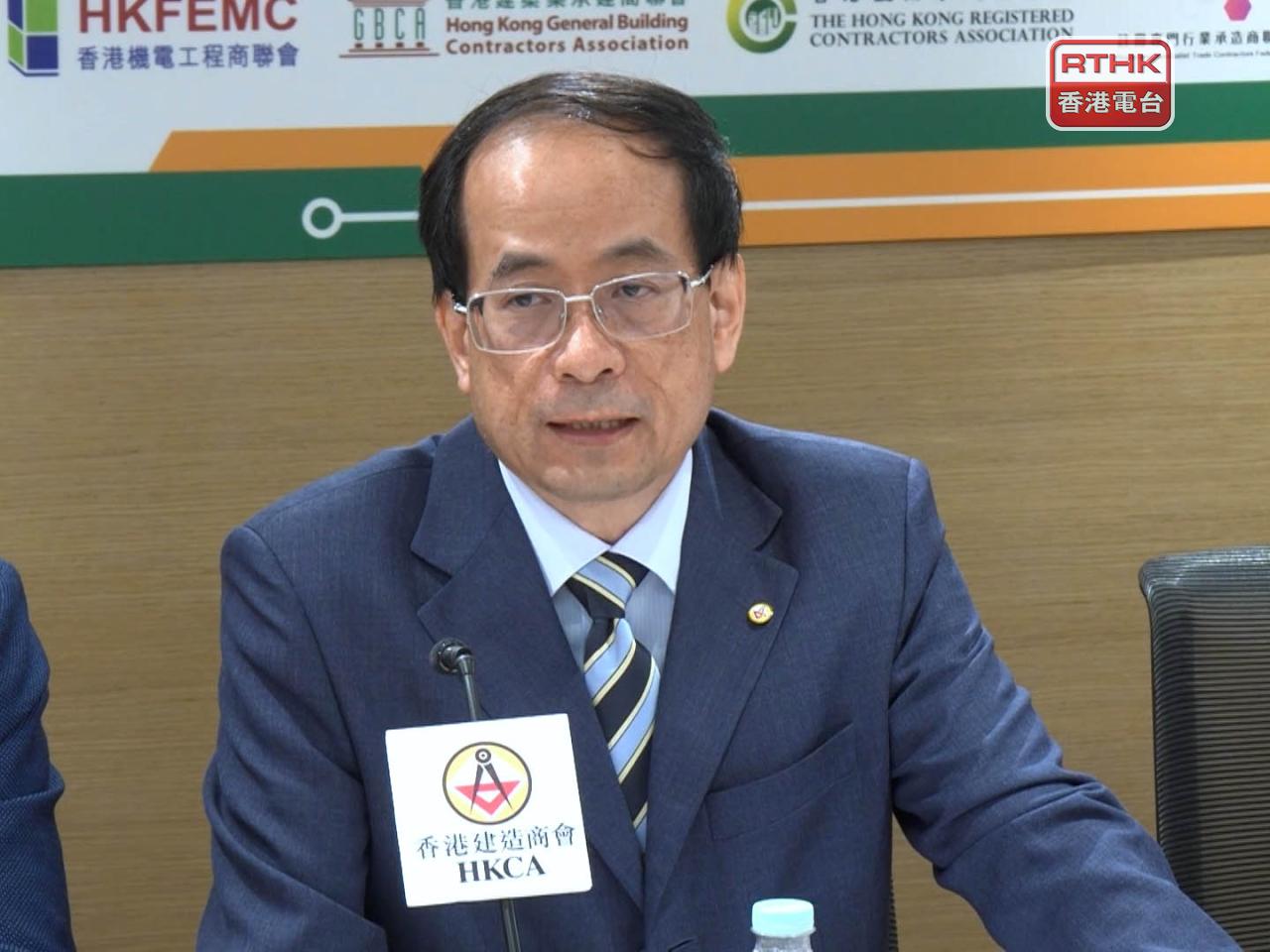 廖聖鵬表示，建築業界普遍支持做法，認同全面禁煙可以減低地盤火災風險。（鍾家銘攝）