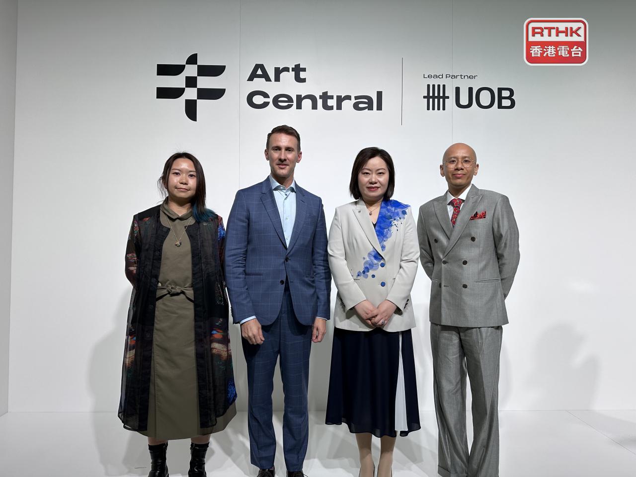 Corey Barr, second left, says this year&rsquo;s fair aims to be 'grounded in Hong Kong while speaking to conversations that resonate internationally'. Photo: RTHK