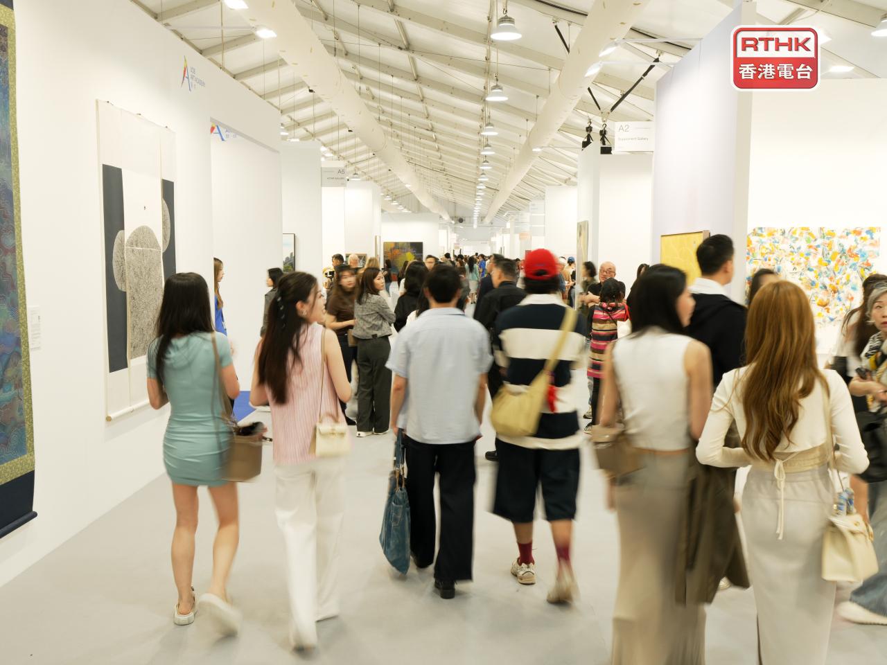 Art Central will run from March 25 to 29 at the Central Harbourfront. Photo: RTHK