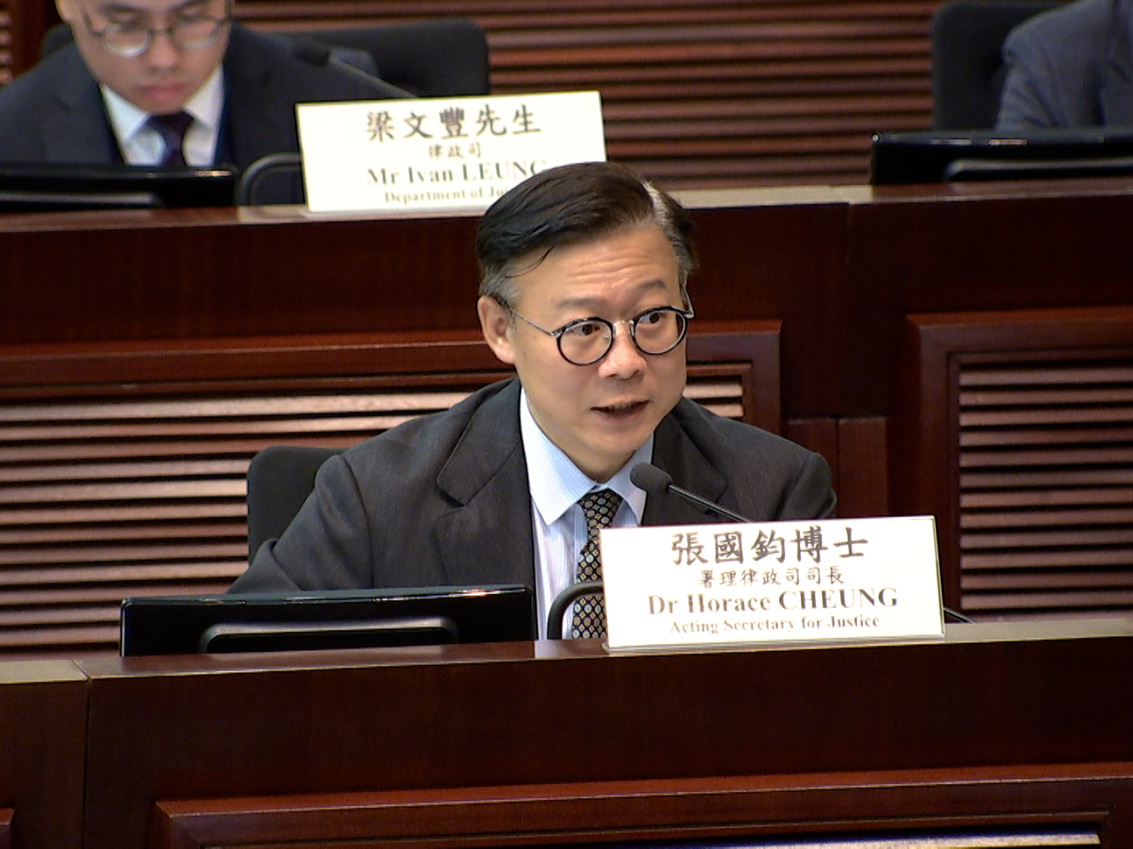 張國鈞認為，修訂細則既能有效防範、制止及懲治危害國家安全行為和活動。