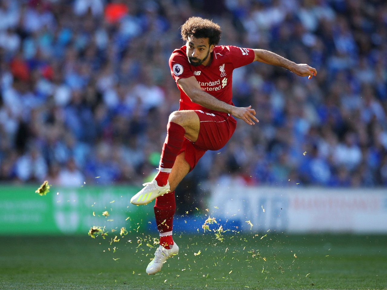 沙拿將在今個賽季結束後離開利物浦。（路透社資料圖片）