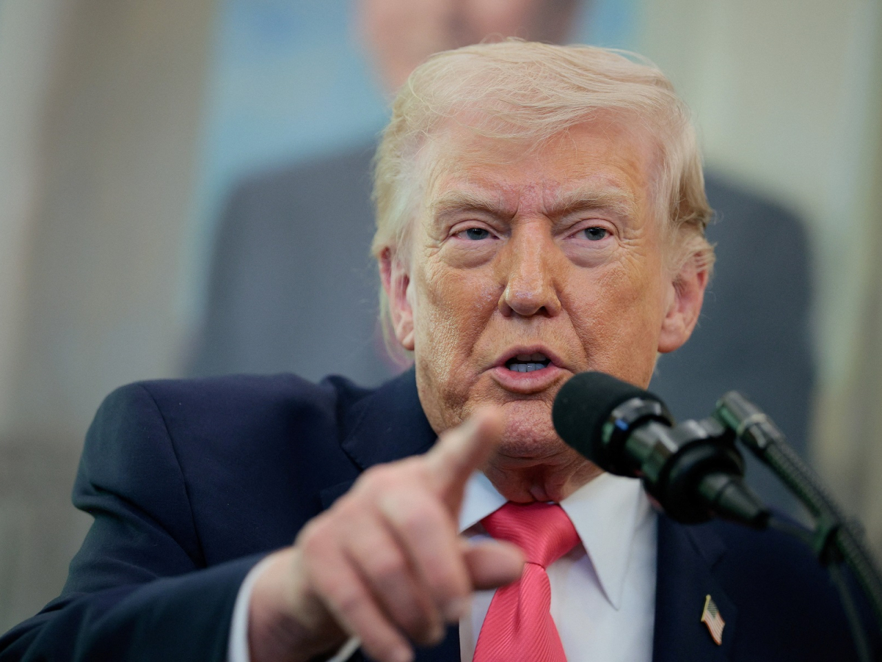 US President Donald Trump said Iran had given the US a "very big present worth a tremendous amount of money." Photo: Reuters