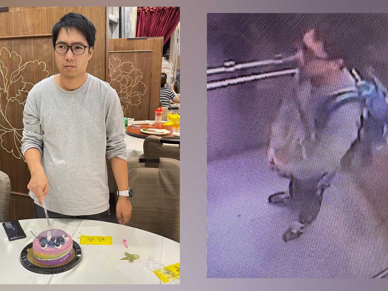 失蹤男子身高約1.7米，體重約55公斤，瘦身材，長面型，黃皮膚及蓄短黑髮。（政府新聞處）