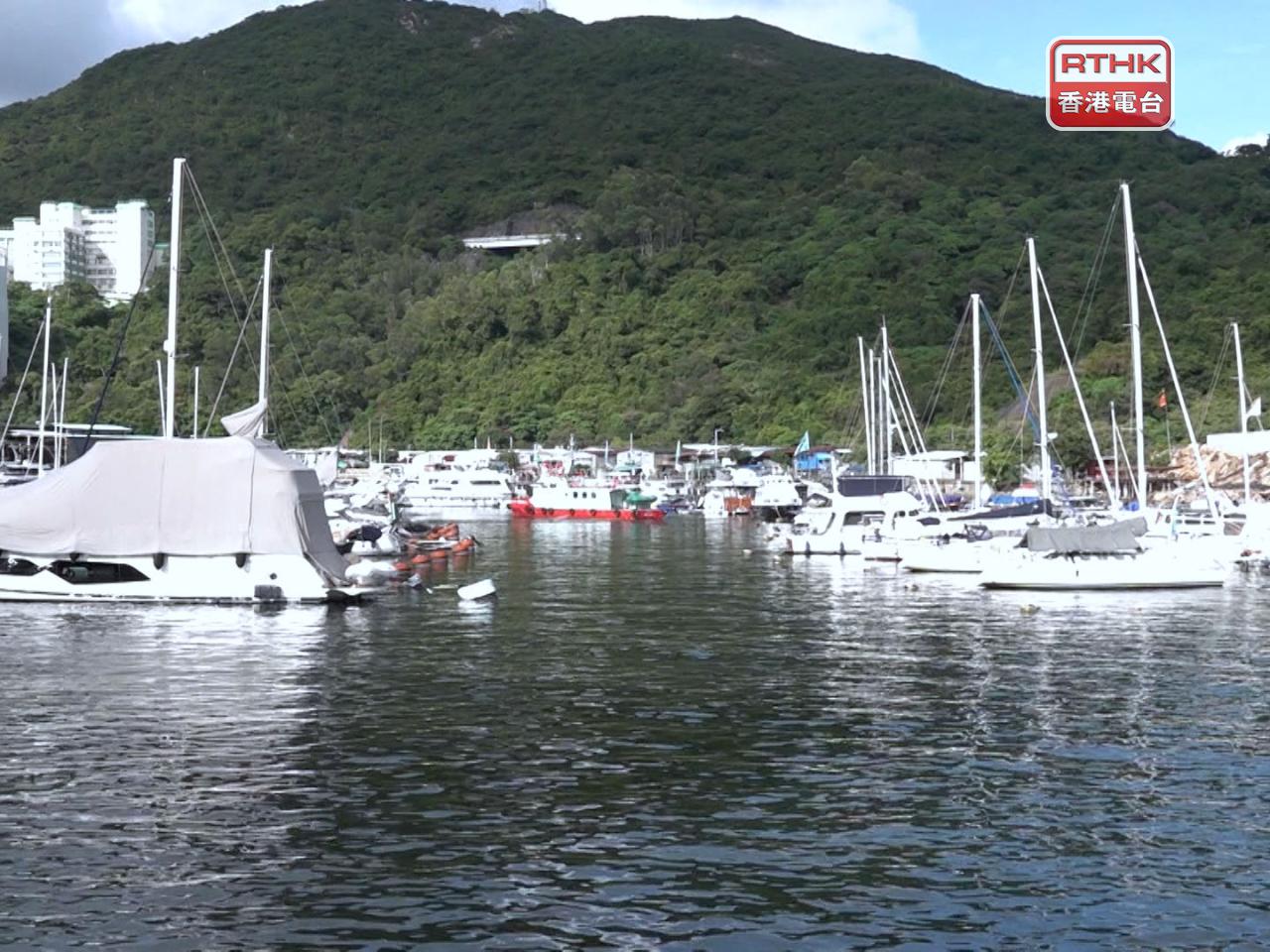 政府建議以「片區」形式，在香港仔避風塘擴建部分作遊艇旅遊綜合發展。（港台圖片）