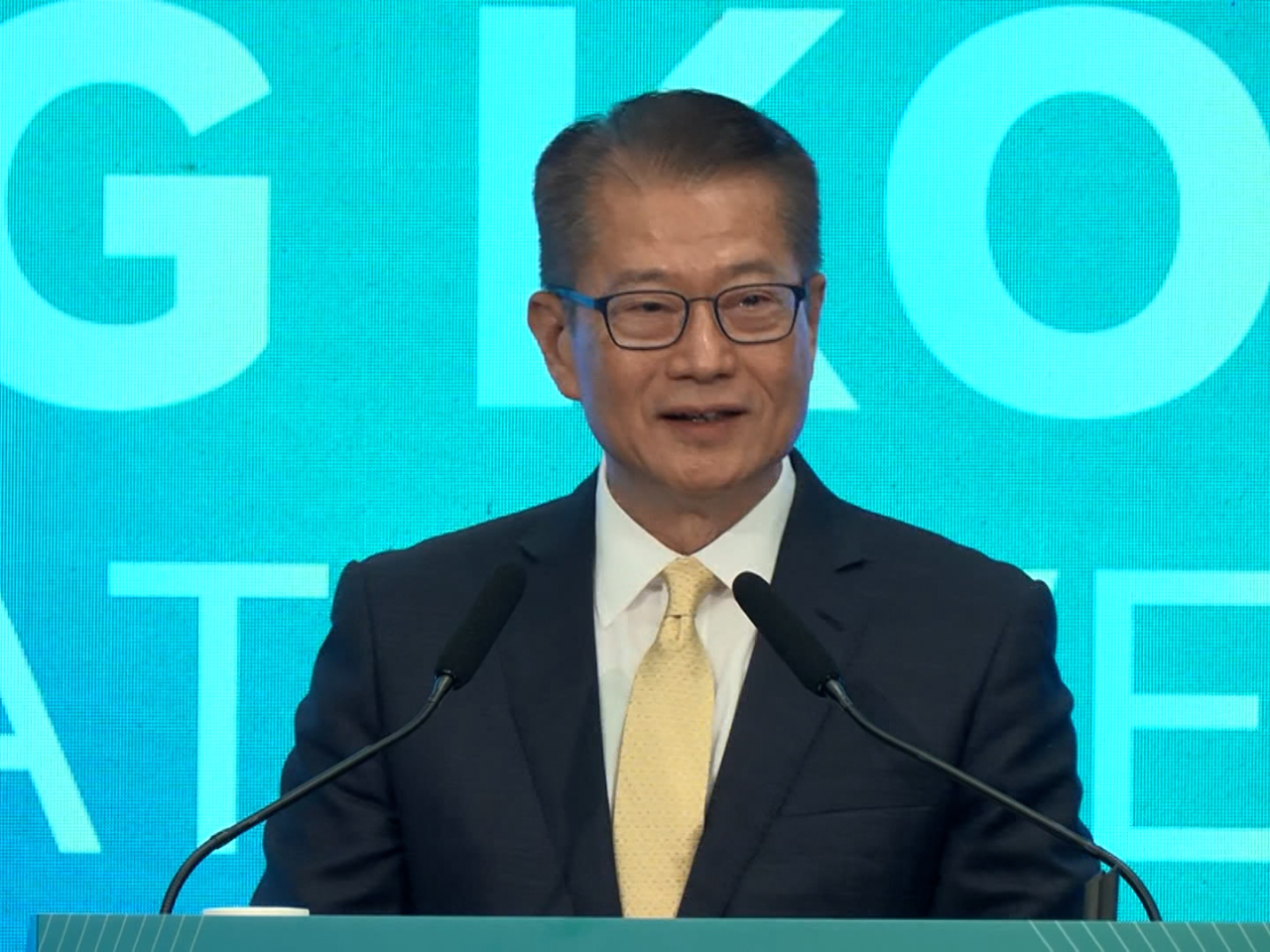 Paul Chan says Hong Kong continues to be leading the region as a green and sustainable finance hub. Photo: RTHK