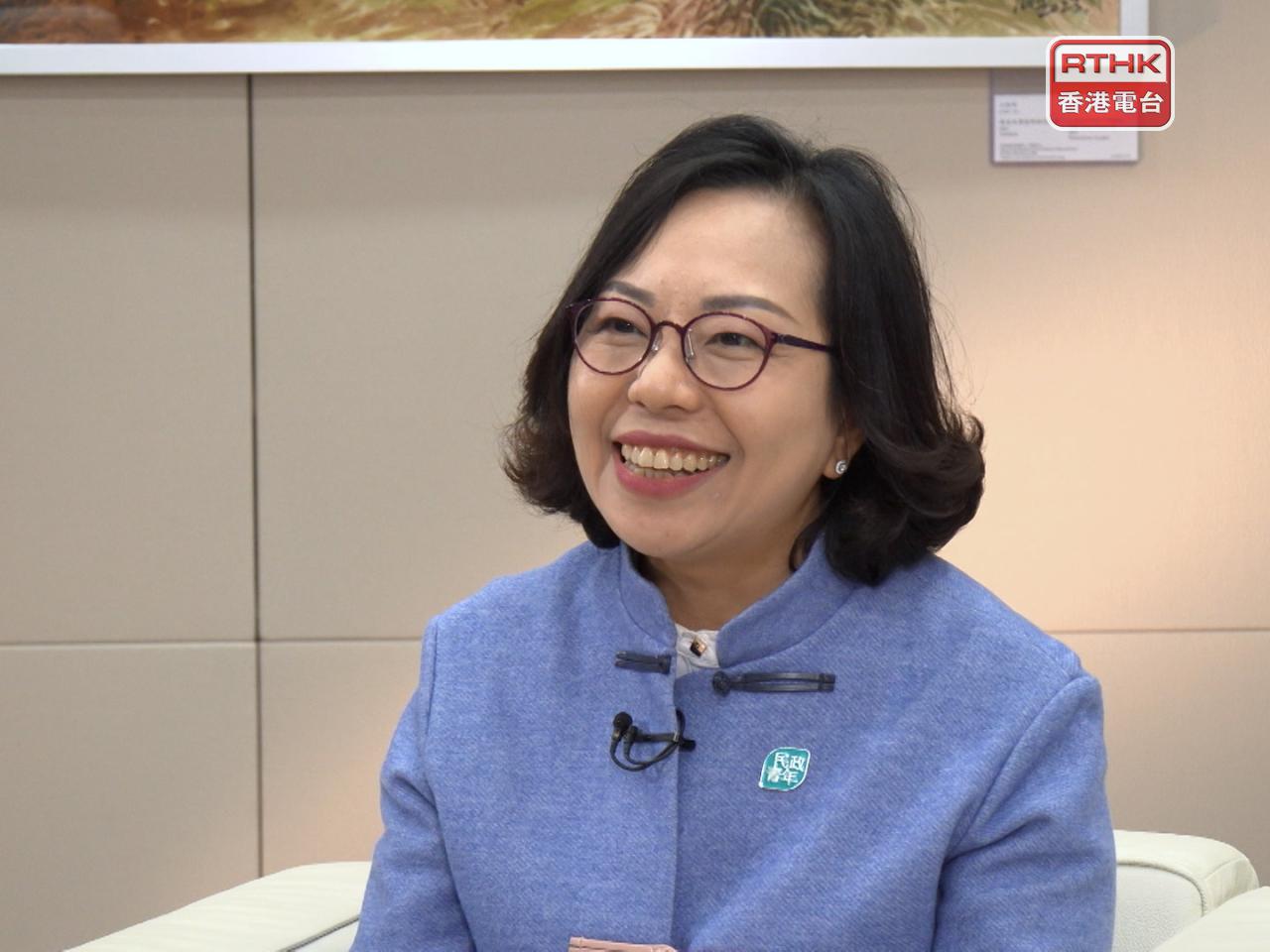 麥美娟表示，峰會是希望延續去年10月北京全球婦女峰會的精神。（鍾家銘攝）