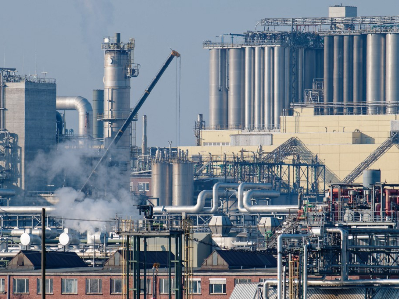 BASF's Zhanjiang complex in Guangdong brings together numerous plants producing a vast array of chemicals. Photo: AFP