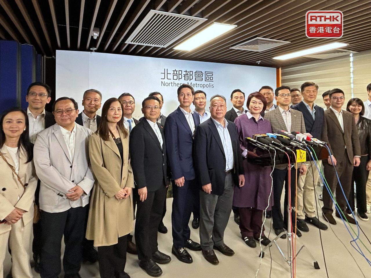 Starry Lee says lawmakers will scrutinise forthcoming legislation on the Northern Metropolis and channel public views to the government. Photo: RTHK