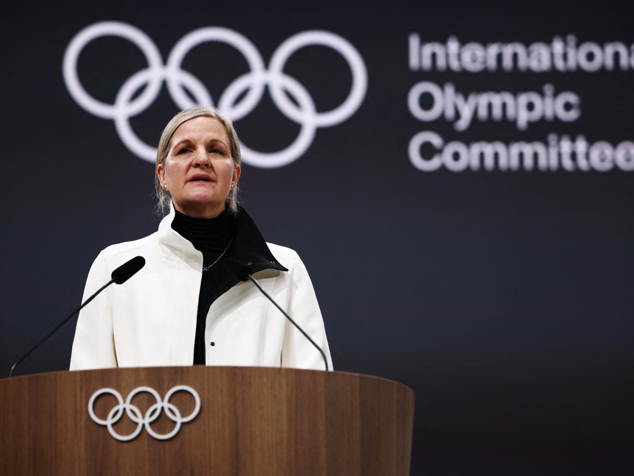 The IOC, under its new president Kirsty Coventry, will reintroduce genetic sex testing to determine eligibility for any female category event. File photo: Reuters