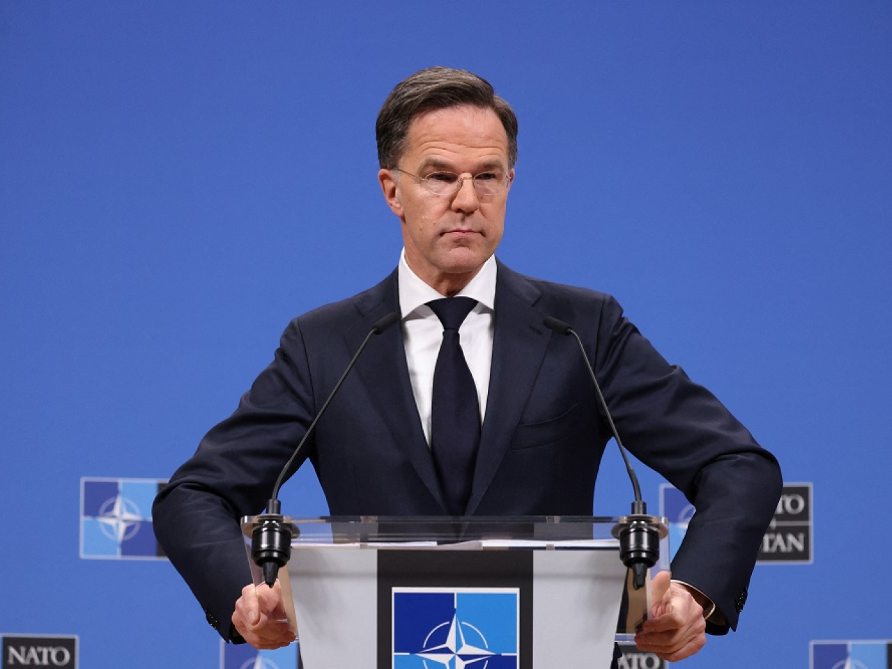 Nato Secretary General Mark Rutte said he expects allies to show they are on a clear and credible path towards a goal of upping defence spending to five percent of GDP by 2035. Photo: Reuters