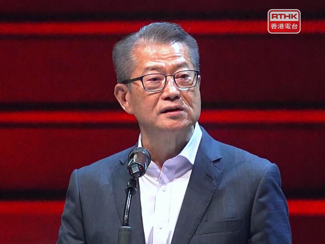 陳茂波表示，智能體具備自主決策能力，意味著必須確保它的行為是可測、可追溯、可干預。（郭志強攝）