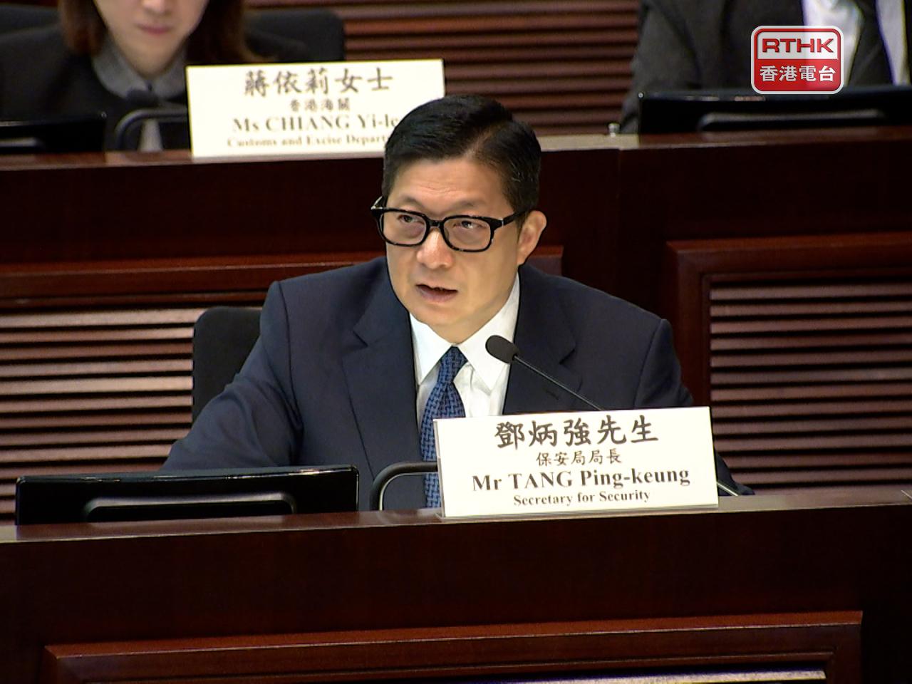 Chris Tang says 168 e-channels with document-reading or face-scanning and 68 traditional manual counters will be available at the new port. Photo: RTHK