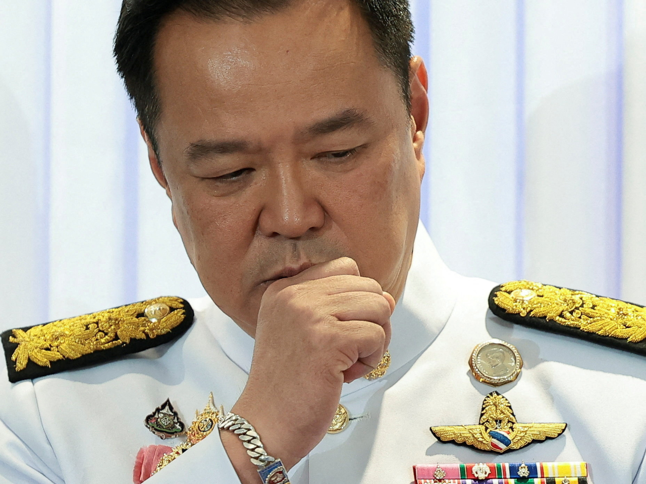 Anutin Charnvirakul has apologised to the Thai public for ⁠the turmoil &zwnj;caused by the way oil prices were managed in &zwnj;the first half of March. File photo: Reuters