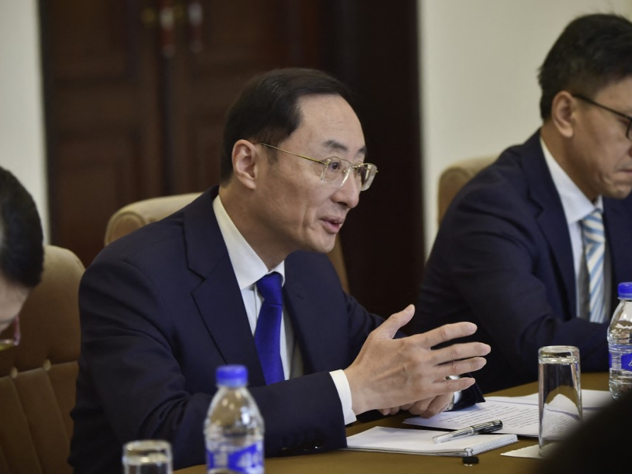 孫衛東表示，穩定健康的中菲關係符合兩國和兩國人民根本利益。（法新社資料圖片）