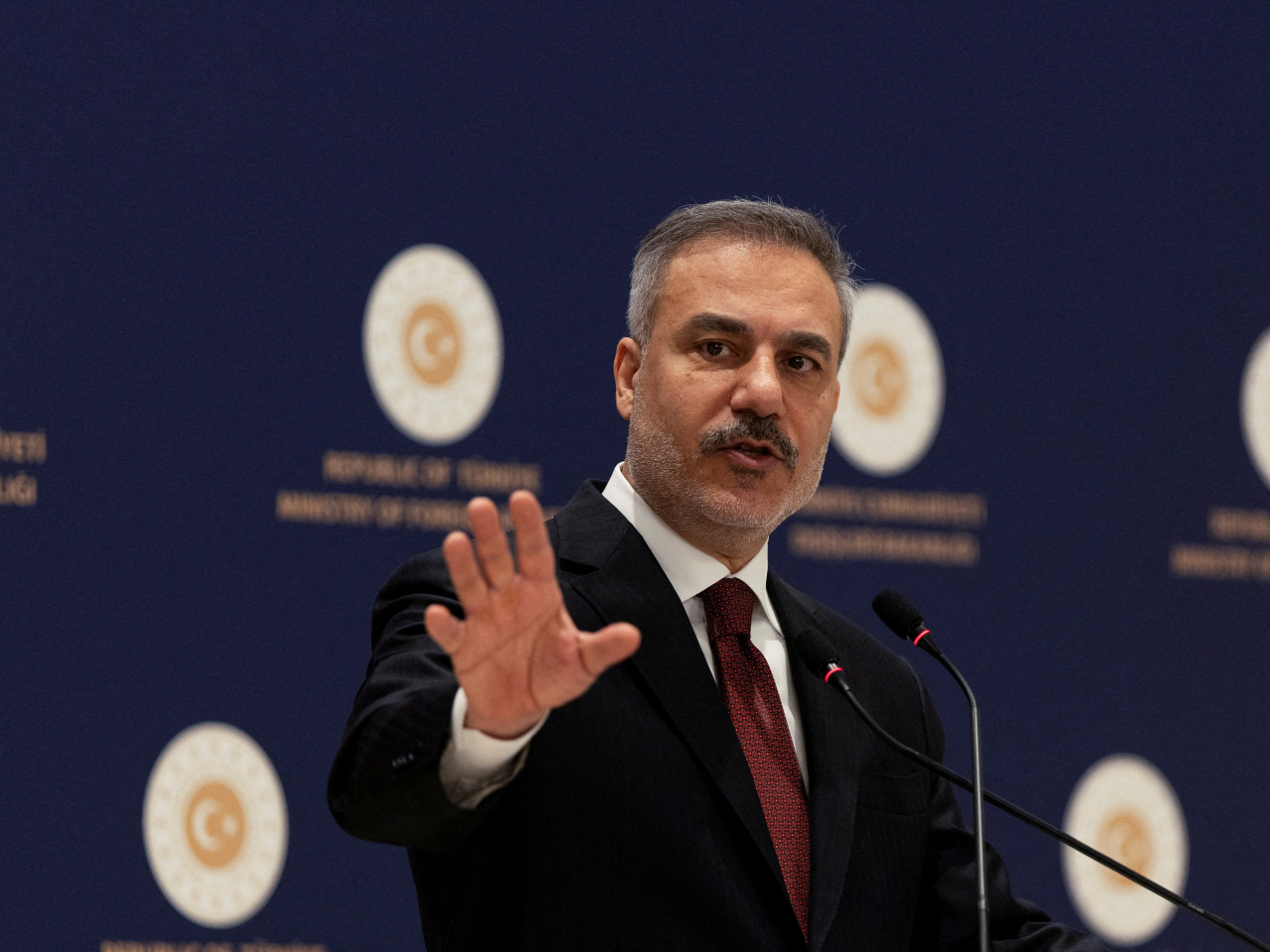 Hakan Fidan says the talks aim to swiftly chart out 'actionable steps' to end the war before ⁠there is further destruction to the region and global economy. File photo: Reuters