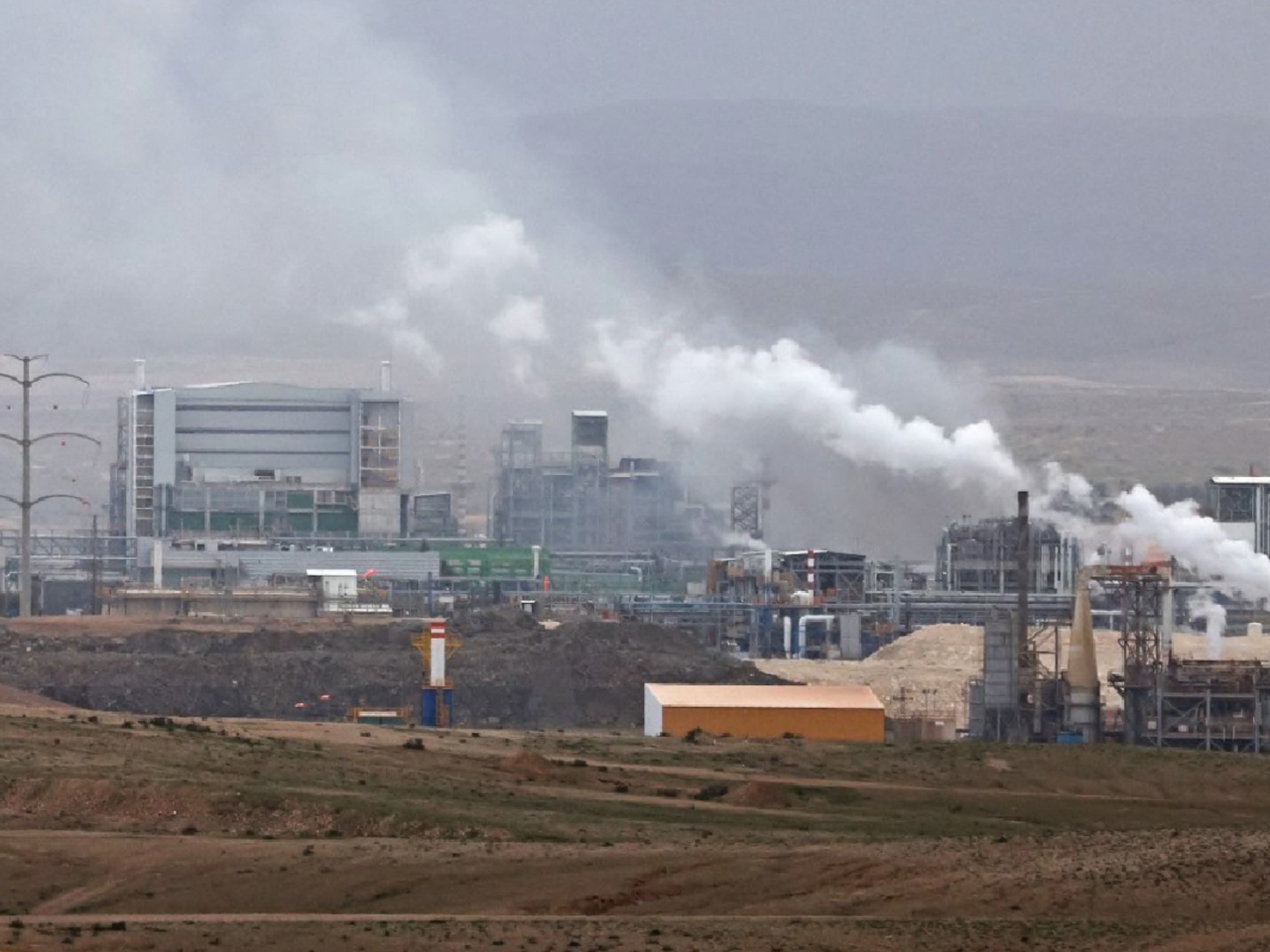 位於貝爾謝巴以南的工業區。（法新社資料圖片）