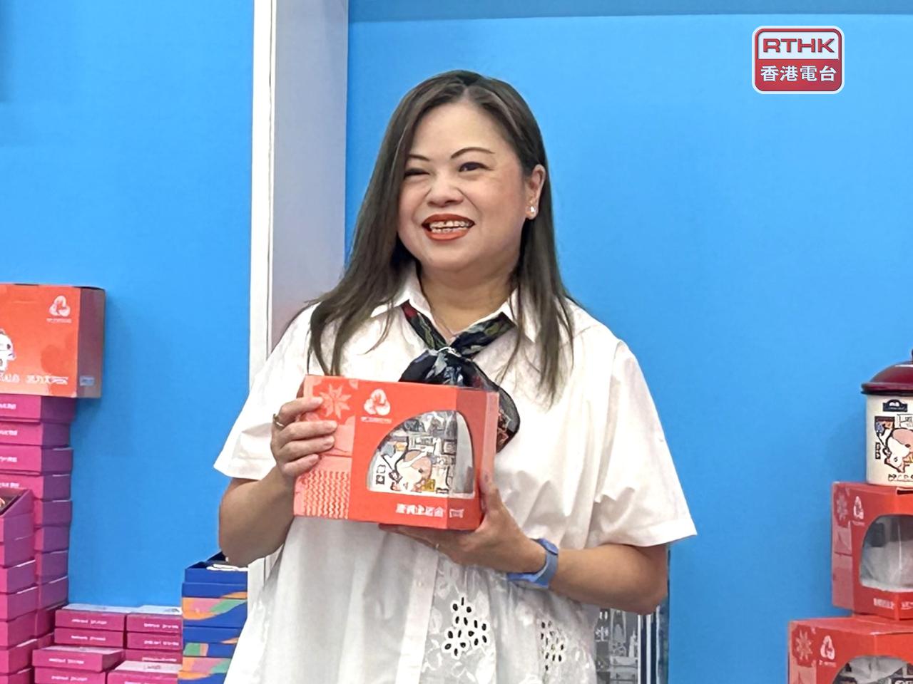 羅淑佩稱，日後舉辦文體旅活動時，推動文創或周邊產品產業化屬其中主要方向。（港台圖片）