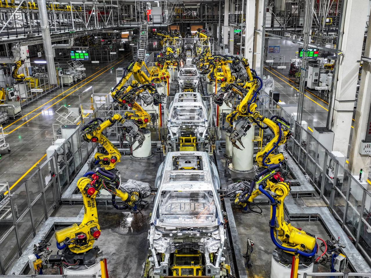 內地3月製造業採購經理指數（PMI）升至50.4，好過預期，創1年新高。（新華社資料圖片）