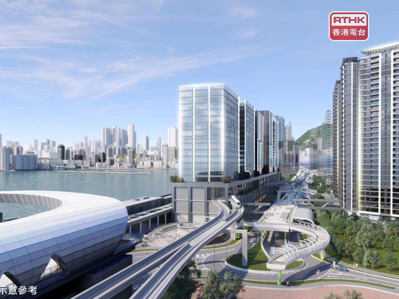 政府已於去年10月為啟德智慧綠色集體運輸系統合約展開招標，系統預計於2031年投入服務。（政府新聞處）