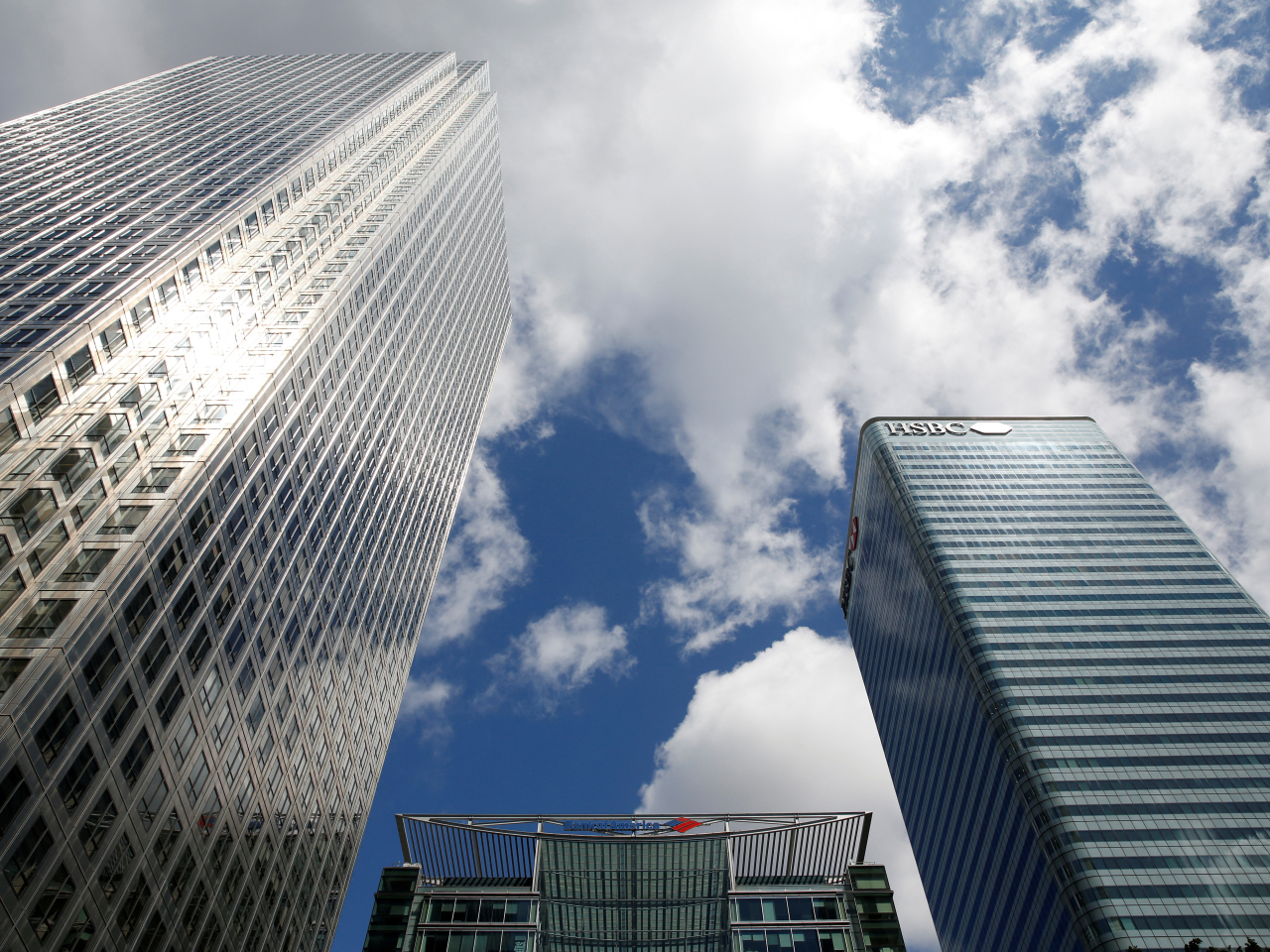 HSBC is set to vacate the 45-storey tower in Canary Wharf, London, that it has been using as its headquarters. File photo: Reuters
