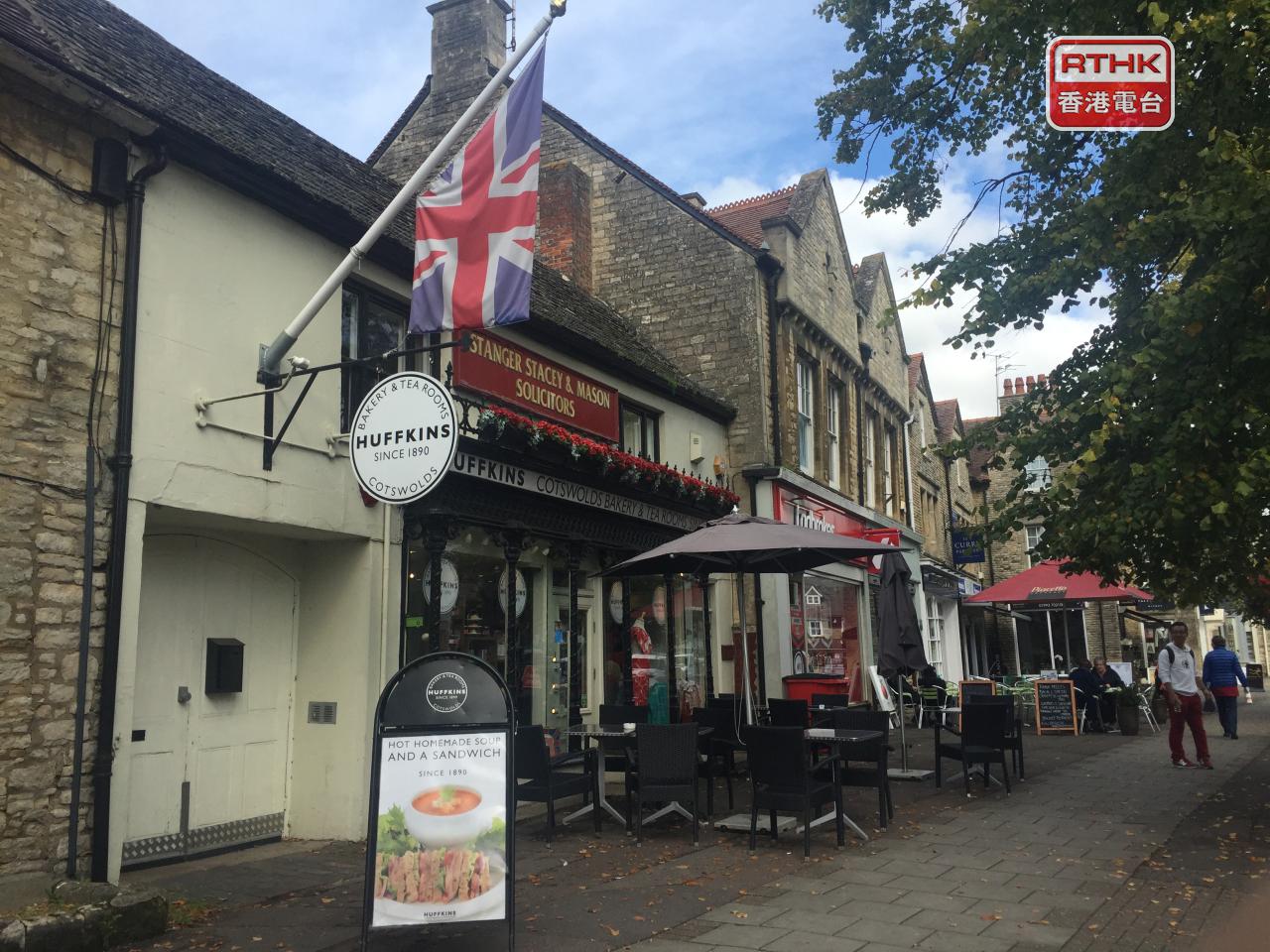 英國去年第4季經濟按季微升0.1%。（港台圖片）