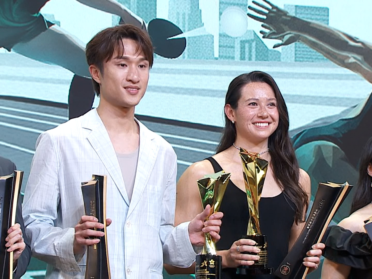 Ryan Choi and Siobhan Haughey get the top honours at the Hong Kong Sports Stars Awards held at the Convention and Exhibition Centre.