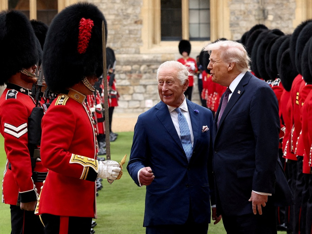 King Charles hosted US President Donald Trump for a lavish state visit last September. File photo: Reuters