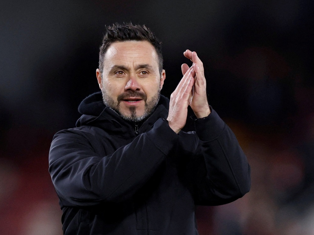 Roberto De Zerbi made a name for himself in England during a two-year spell as Brighton boss. File photo: Reuters