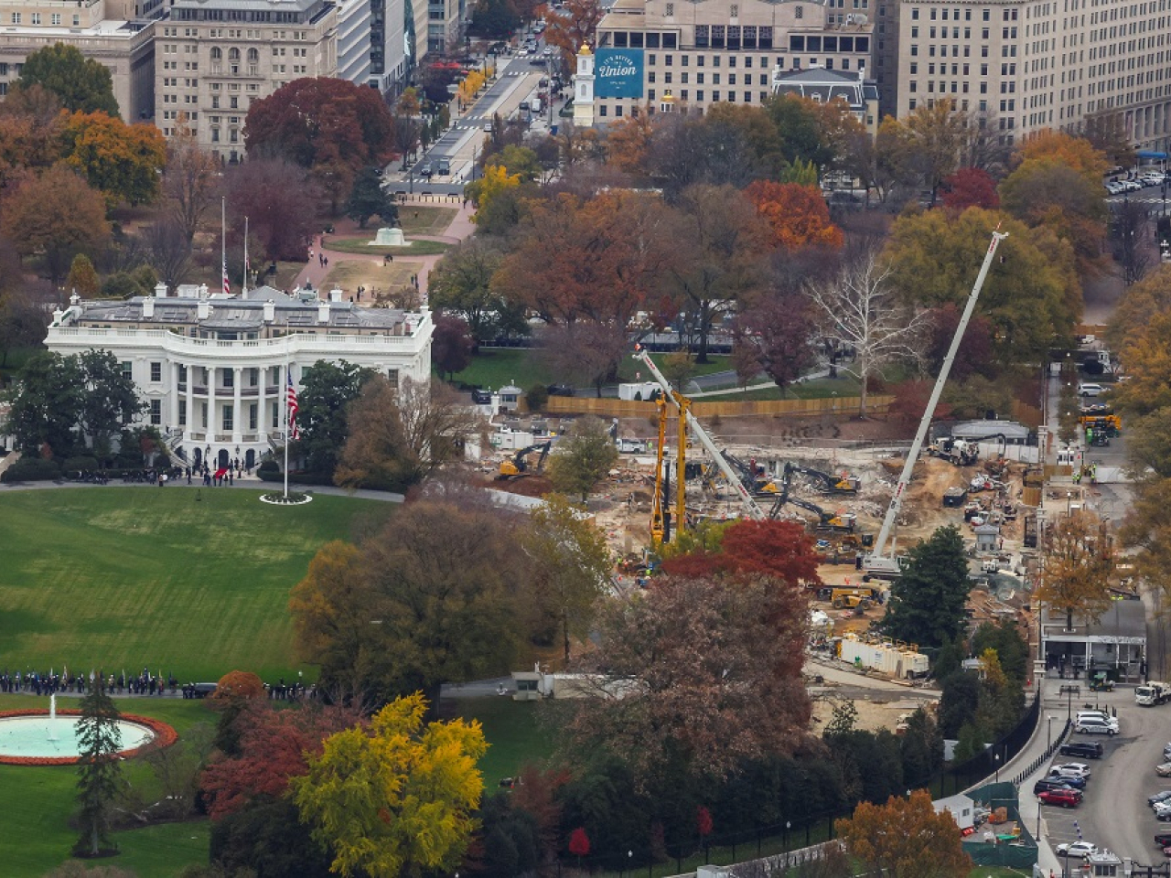 Judge Richard Leon ruled that "no statute comes close to giving the president the authority he claims to have" in tearing down the East Wing of the White House and building a massive new ballroom. File photo: Reuters
