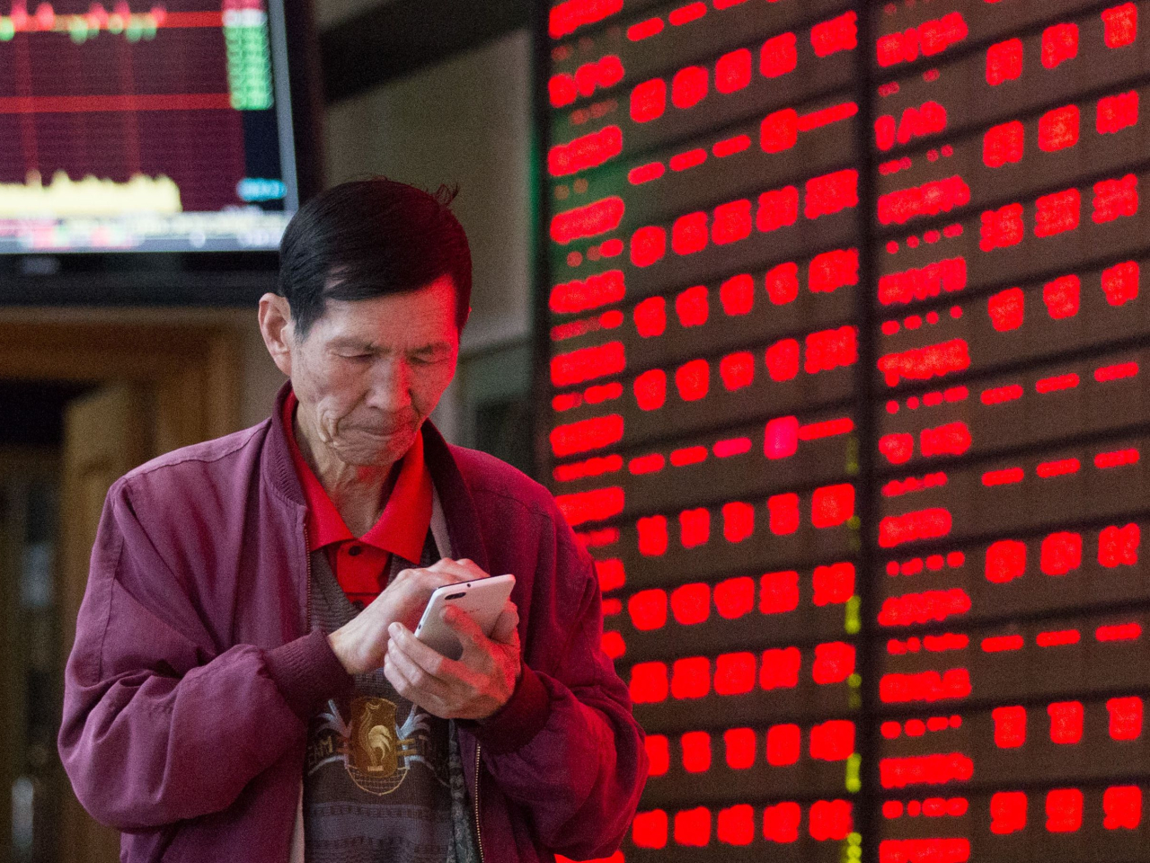 內地股市早段升近1%或以上。（新華社資料圖片）