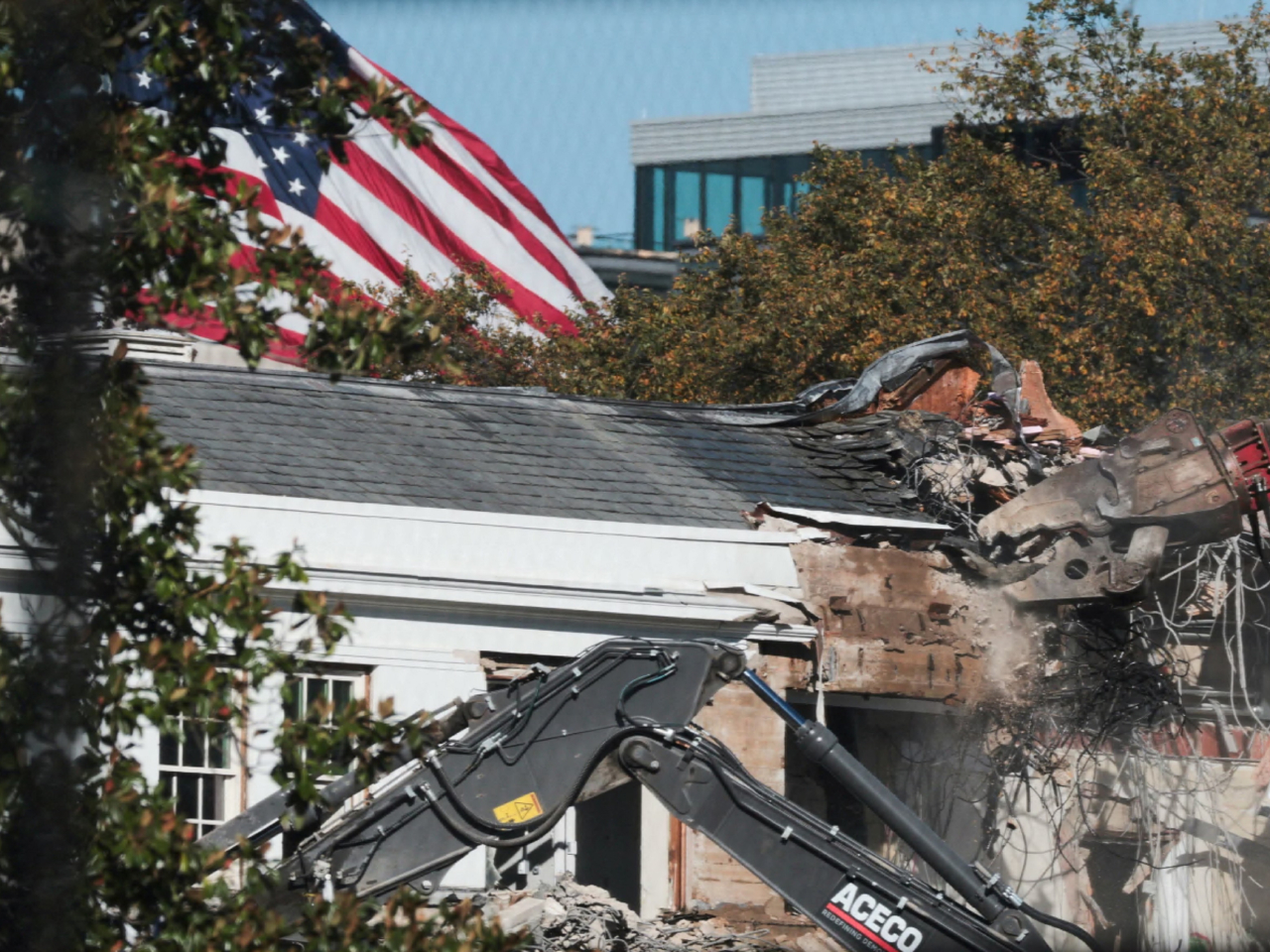 法官頒令特朗普政府須暫停白宮宴會廳改造項目，直至獲得國會授權。（路透社資料圖片）
