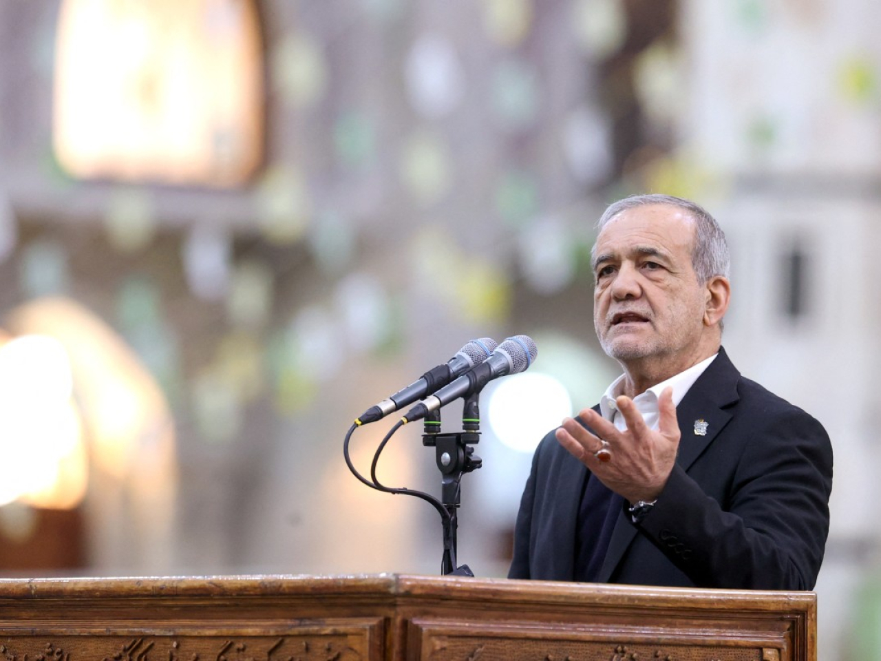 佩澤希齊揚向美國人民發公開信，呼籲他們看穿戰爭宣傳的迷霧，拒絕人為製造的威脅。（法新社資料圖片）