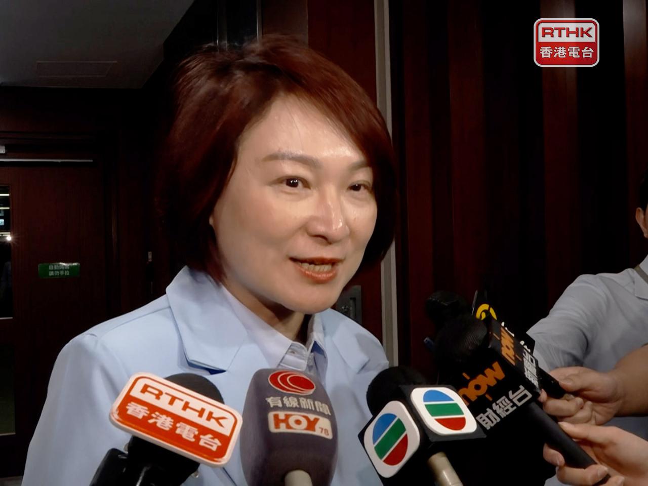 李慧琼說，暫時未有進一步訊息可以透露，會適時再交代。（梁禎祥攝）