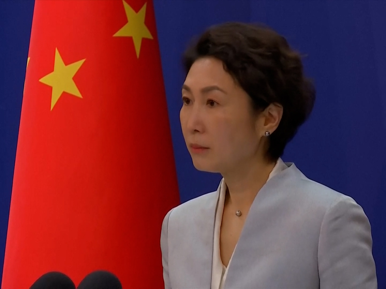 毛寧說當前關鍵是能夠盡快停止軍事行動，中方願意繼續為此發揮作用。（路透社）