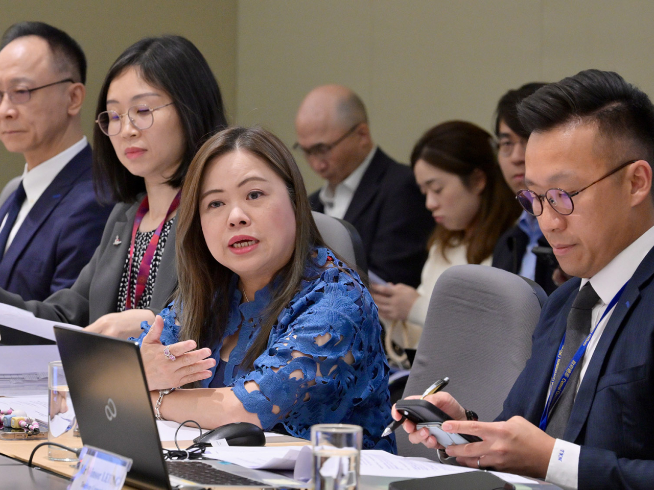 會議由文化體育及旅遊局局長羅淑佩主持。（政府新聞處）