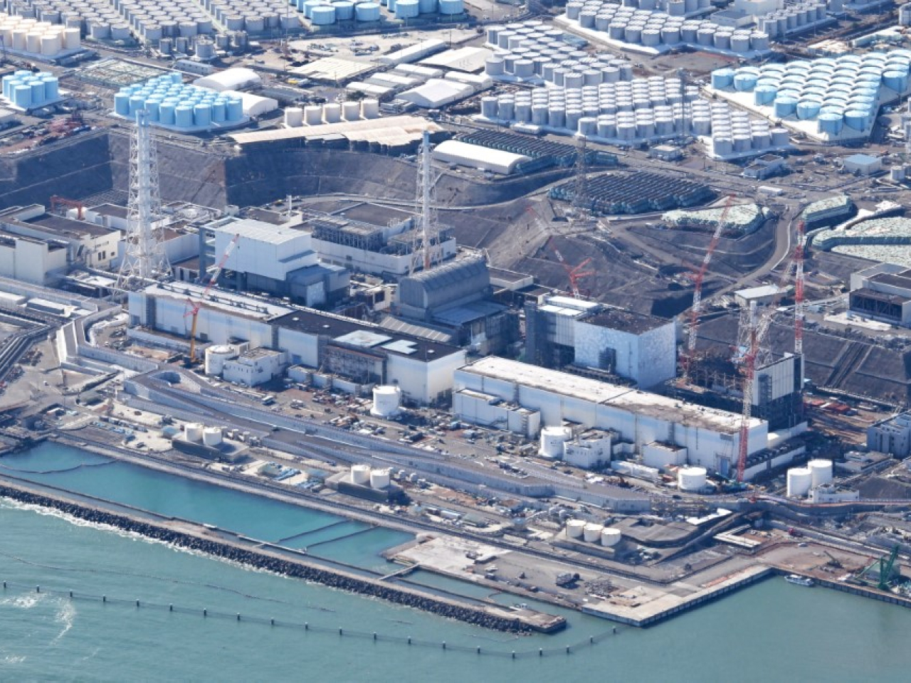 日本自2023年8月單方面啟動福島第一核電站核污染水排海。（法新社資料圖片）